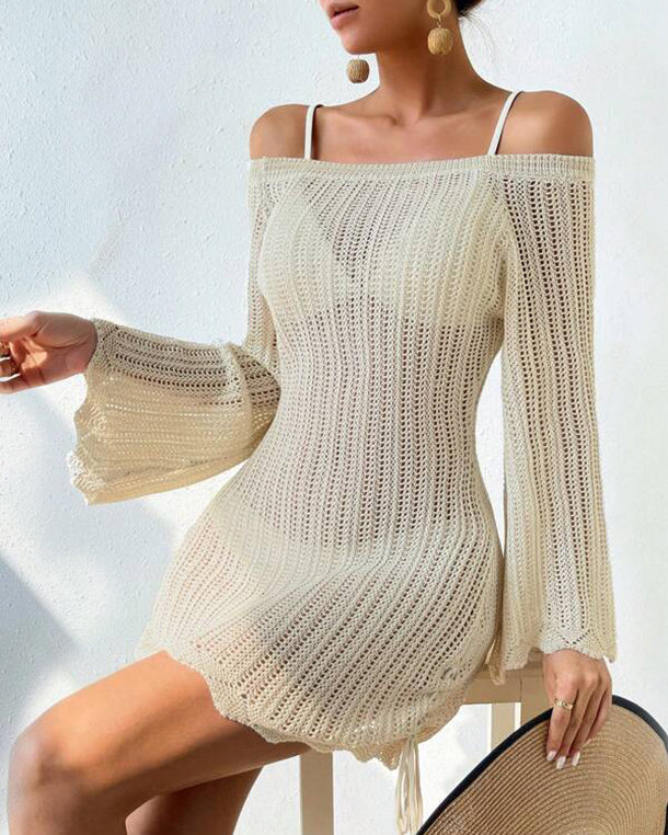 Guizamo Knitted Beach Dress