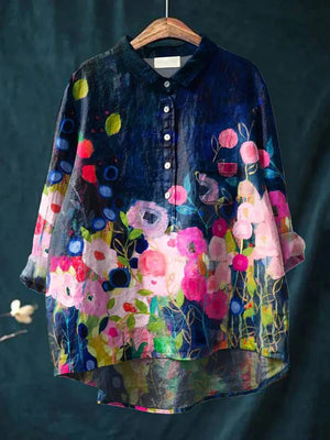 Rosie - Elegant floral blouse