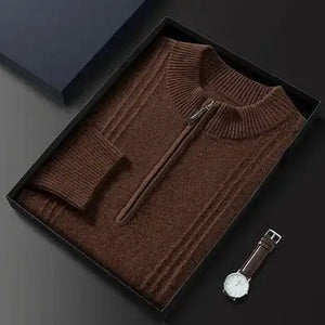 100% Cashmere Half Zip