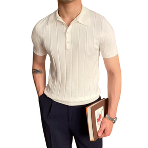 Guizamo Ribbed Cotton Polo