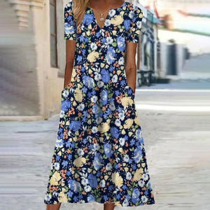 Casual Dress With Floral Print