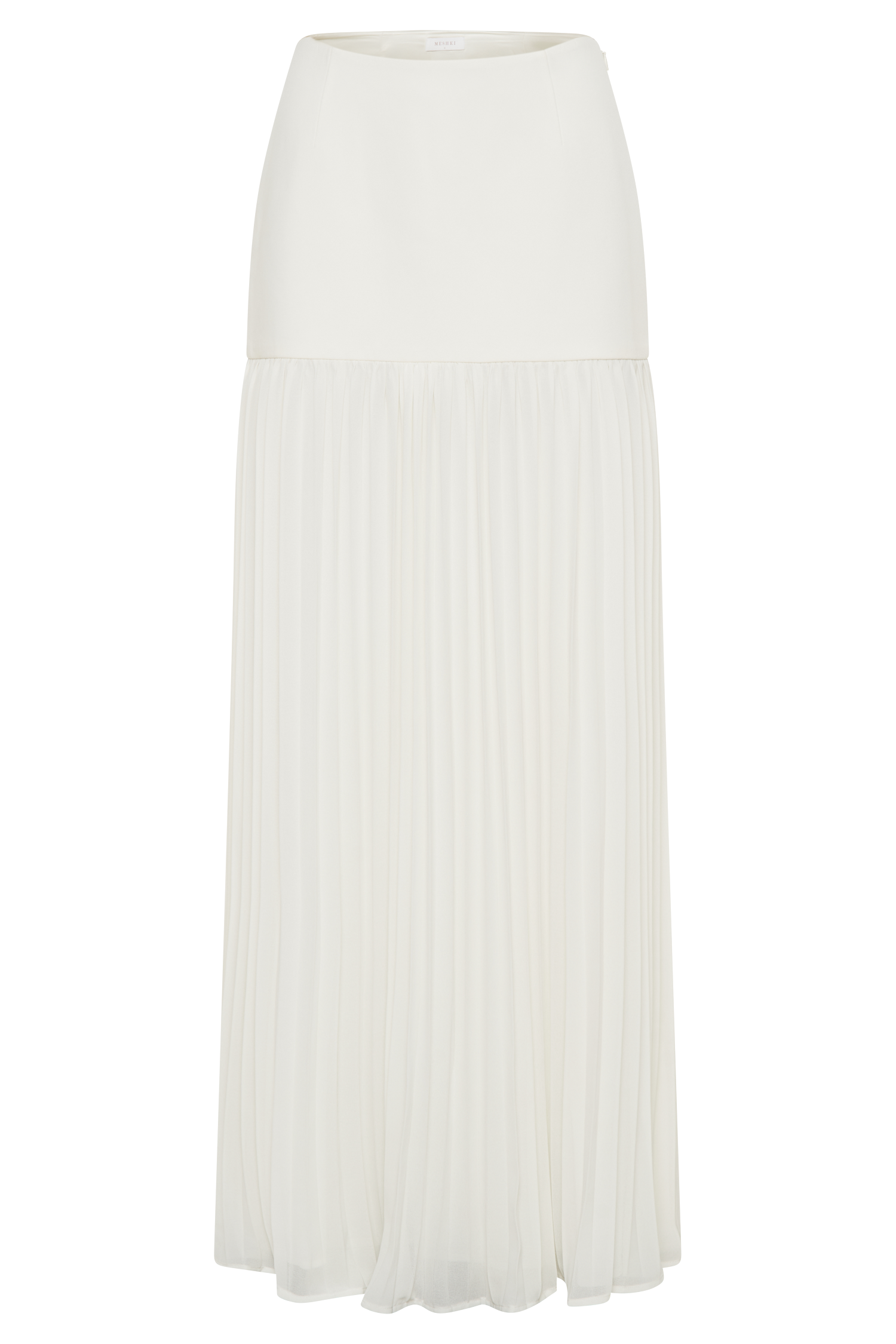 Jillian Pleated Maxi Skirt - Ivory