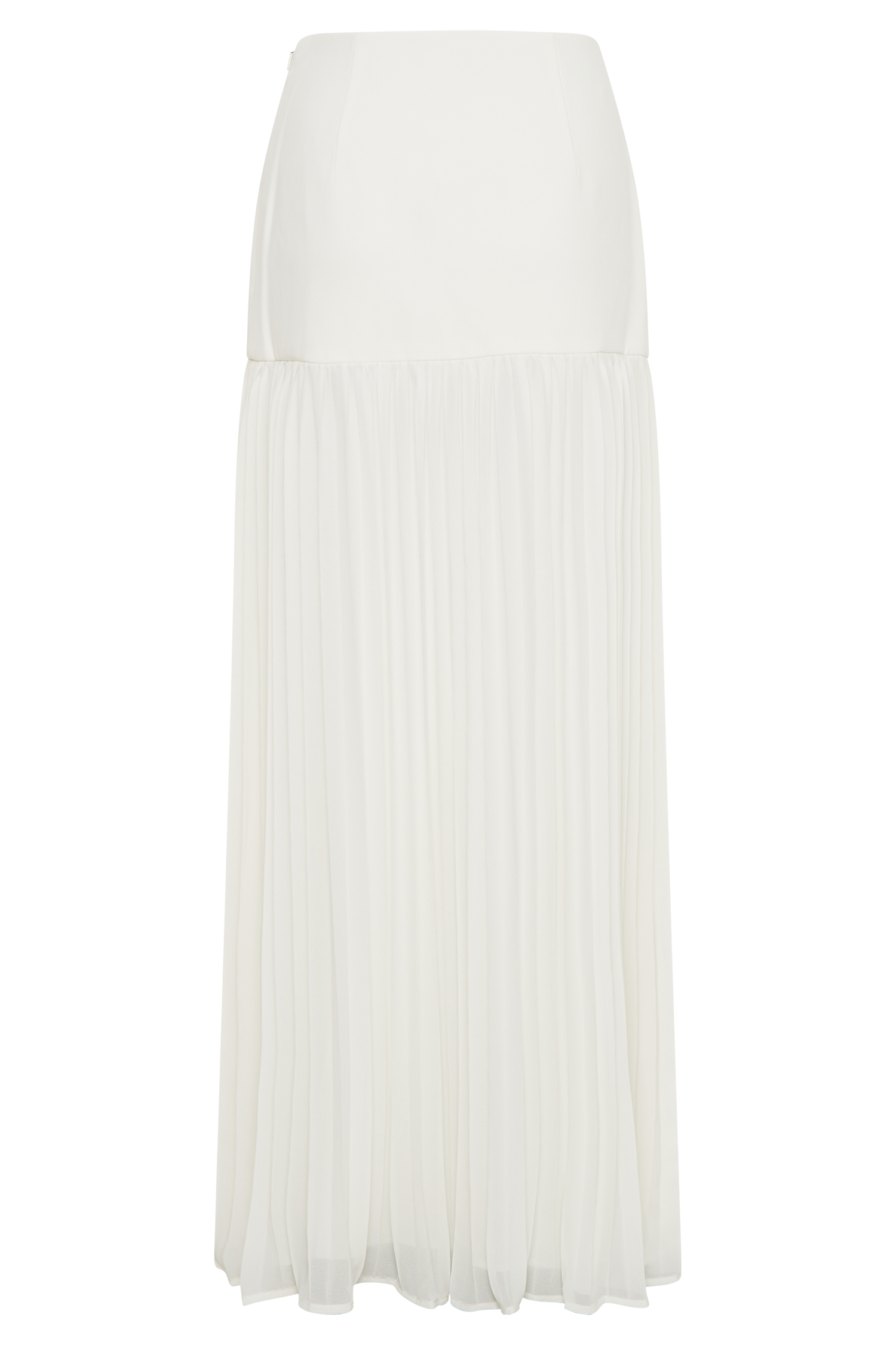 Jillian Pleated Maxi Skirt - Ivory