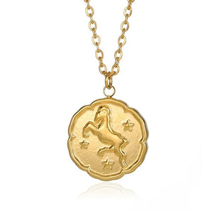 The Zodiac Necklace - Gold