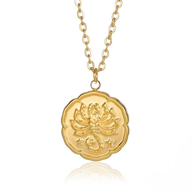 The Zodiac Necklace - Gold