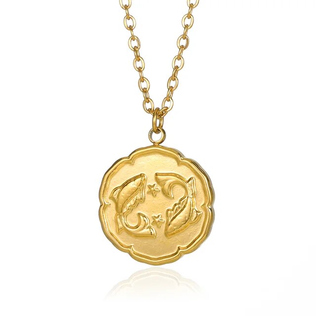 The Zodiac Necklace - Gold