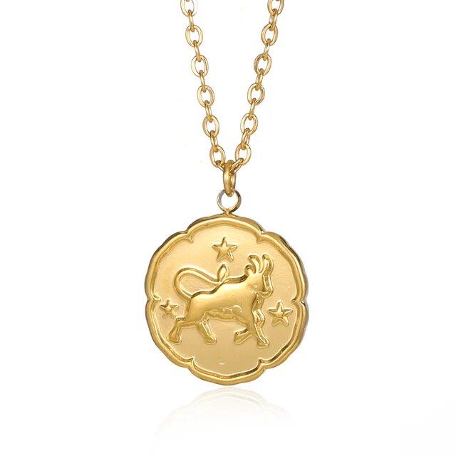 The Zodiac Necklace - Gold