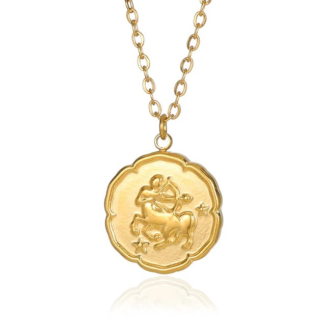 The Zodiac Necklace - Gold