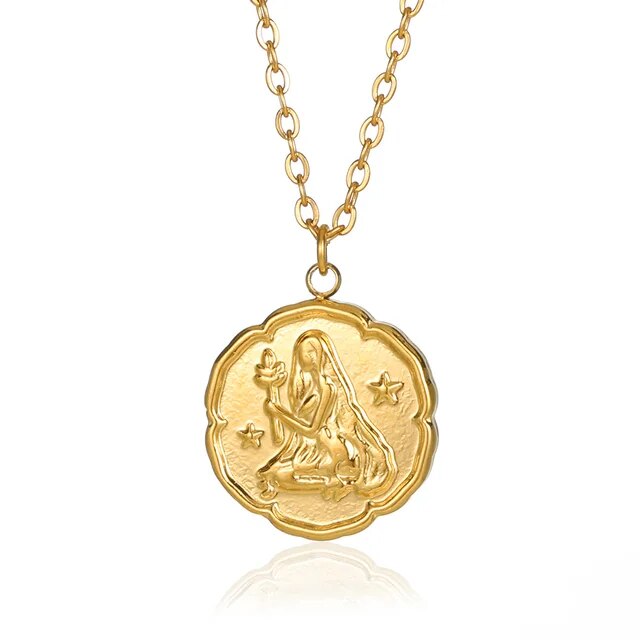 The Zodiac Necklace - Gold