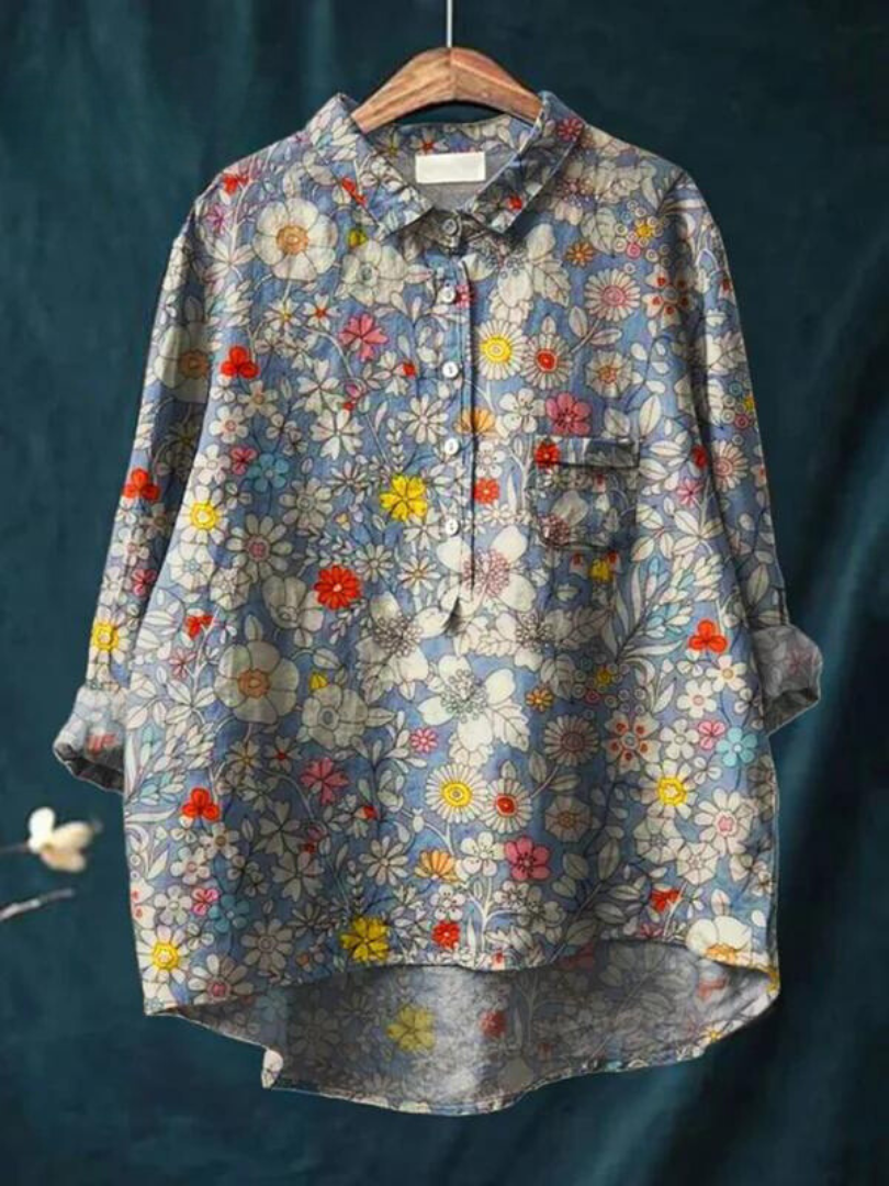 Rosie - Elegant floral blouse