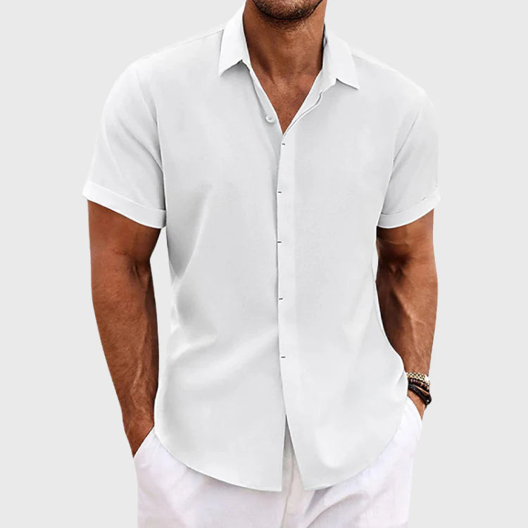 Albert™ - Airy cotton-linen mix shirt