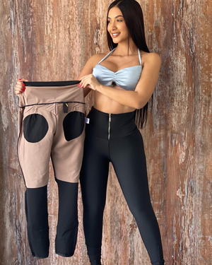 Tummy Control Zipper Butt Lift Leggings