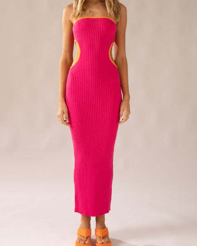 Ribbed Slim Fit Dress