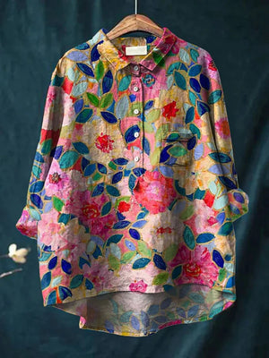 Rosie - Elegant floral blouse